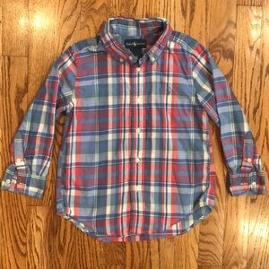 Ralph Lauren Boy’s Flannel Long Sleeve Oxford